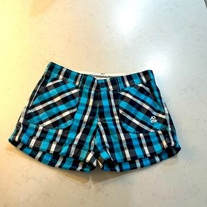 Nike Blue white Plaid Athletic Shorts size 4